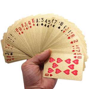 Luxus póker kártya pakli Arany bankó 36888430 Kártyajáték