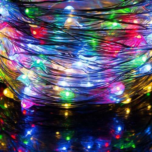 300 micro LED-es kültéri beltéri fényfüggöny, színes 49285486
