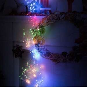 300 micro LED micro LED în aer liber perdea de lumină de interior, culoare 49285500 - Ghirlande luminoase