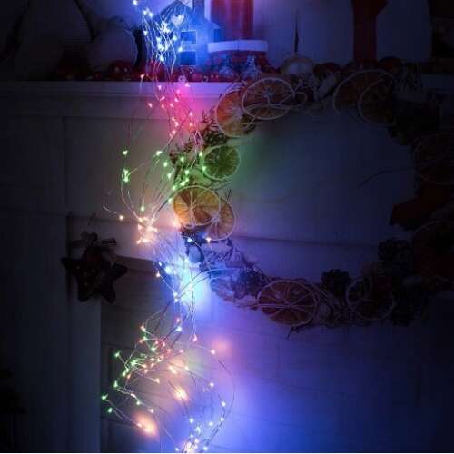 300 mikro LED, šareni RGB, adapter za napajanje, svjetlosna zavjesa s vodopadom, 3 m 49285500