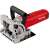 Einhell TC-BJ 900 Biscuit Jointer, red and silver power tool with black handle and depth adjustment