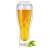 Banquet Doblo 380ml duplafalú üvegpohár sörrel