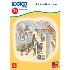 LOGICO Primo 3217 - Im Zoo, 16 Aufgabenkarten für Kinder ab 5 Jahren - Kinderheft Logik