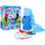 Silly Seal Catch the Fun Flying Fish game, blue inflatable seal, 30 fabric fish, 2 nets, instructions