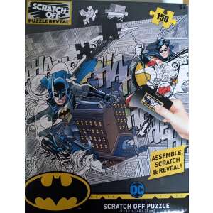 DC COMICS Batman és Robin kaparós puzzle, 150 darabos 36935614 "batman"  Puzzle