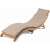 Fieldmann FDZN 9016 sun lounger cushion, cream color, for outdoor use