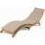 Fieldmann FDZN 9016 sun lounger cushion, cream color, for outdoor use