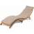 Fieldmann FDZN 9016 sun lounger cushion, cream color, for outdoor use