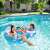 Bestway inflatable double lounge chair, two people, blue, pool float