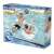 Bestway inflatable double lounge chair, two people, blue, pool float, packaging