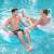 Bestway inflatable double lounge chair, two people, blue, pool float