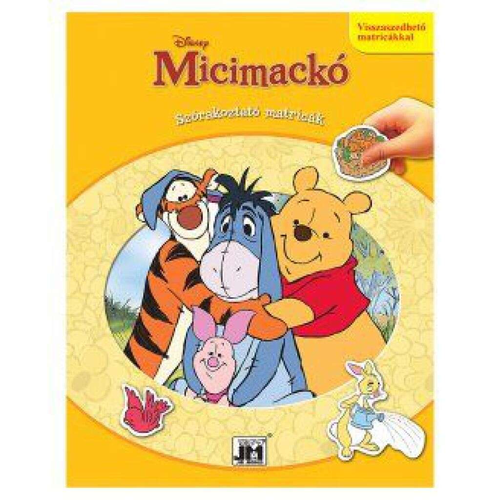 Micimackó - A4 matricás foglalkoztató