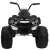 Elülső nézet a Quad 2.4 elektromos ATV-ről gyerekeknek, 2 motor, EVA hab kerekek