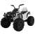 Fehér Quad 2.4 elektromos ATV gyerekeknek, 2 motor, EVA hab kerekek