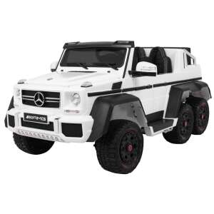 Mercedes G63 6 x 6 fehér akkumulátoros autó 36991833 Elektromos járművek - 100 kg