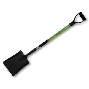 Lopată Gardenline cu mâner antiderapant, 120 cm lungime, negru și verde - Instrument