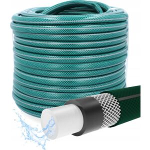 Prémiová vystužená záhradná hadica, priemer 3/4", 20 m, UV ochrana, tlak 8 bar, 4 vrstvy, zelená 125477715 - Zavlažovanie