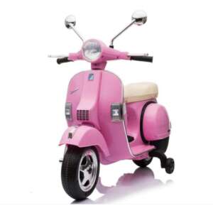Elektromos gyerek Vespa robogó- rózsaszín 47324165 Elektromos járművek - MP3 lejátszó - Hangeffekt