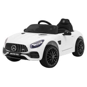 Mașină electrică pentru copii Mercedes Benz GT AMG albă - Mercedes Vehicul electric
