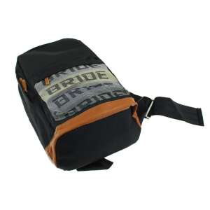 Takata Bride black sports bag with Takata strap, side view - School Bag