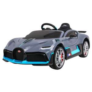 Bugatti Divo egyszemélyes elektromos, akkumulátoros gyermek autó, szürke  36994500 Elektromos jármű - MP3 lejátszó - Elektromos autó