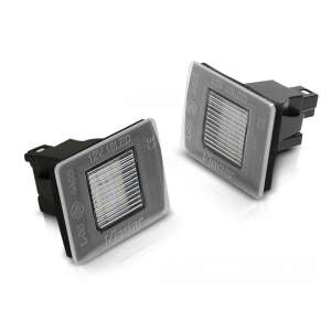 Lămpi LED pentru număr de înmatriculare Mercedes W176 A-Class, pereche de lămpi LED albe pentru număr de înmatriculare pentru Mercedes A-Class W176 - Lumini auto