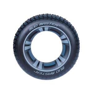 Colac de înot Bestway Mud Master în formă de anvelopă, izolat pe fundal alb - Colaci si accesorii gonflabile inot copii