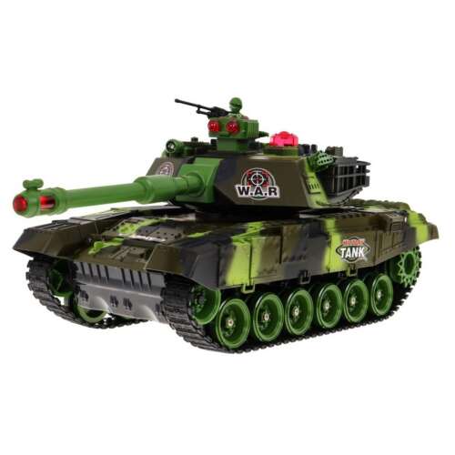 Távirányítós R/C autó zöld tank 1:18, raszteres 36994949