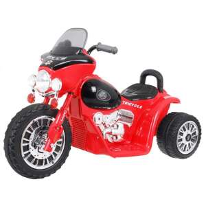 Chopper elektromos gyerek motor tricikli, 6V, Piros 36996016 Elektromos jármű - Fényeffekt - 25 kg