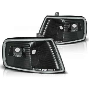 Pereche de lumini de semnalizare frontale negre Honda CRX 1990-1992 - Lumini auto