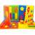 Foam puzzle mat with numbers and shapes, 10 pieces, 60x60cm
