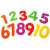 Set of 10 foam puzzle pieces with numbers 1-10
