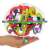 3D Labyrinth Ball toy with dimensions, 18 cm diameter, 23 cm height