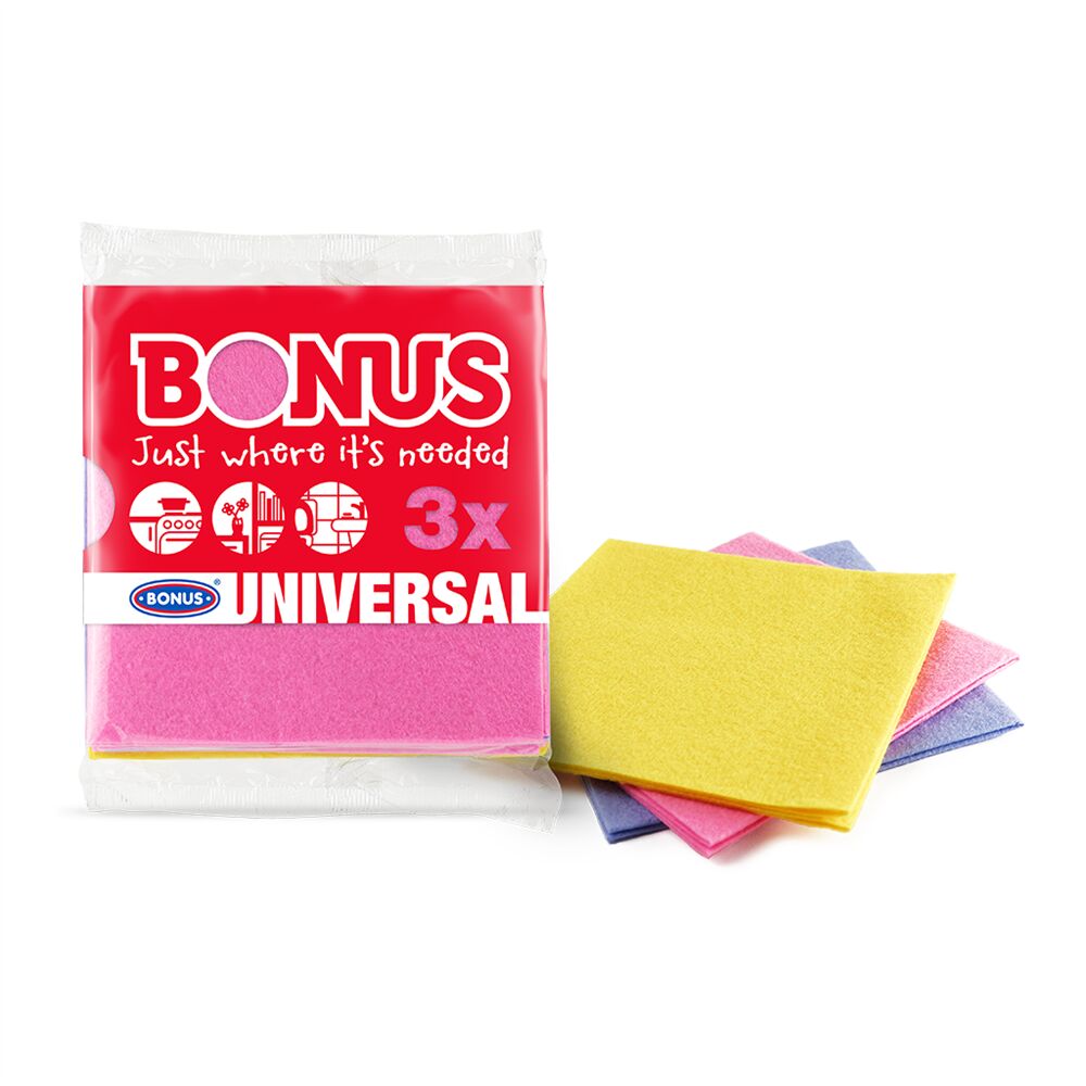 Törlőkendő általános 3 db/csomag bonus_b163