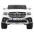 Elölnézet a Fehér Mercedes Benz X-Class Elektromos Kisautóról