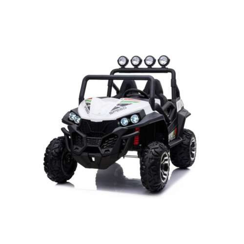 Grand Buggy 4x4 LIFT fehér elektromos kisautó, ferde nézet - Grand