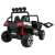 Hátsó nézet Grand Buggy 4x4 LIFT fekete elektromos kisautó nyitott ajtóval
