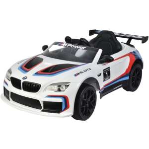 BMW M6 GT3 fehér sportos akkumulátoros autó 37028112 Elektromos járművek - Fiú