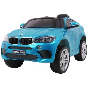BMW X6M kék színű elektromos kisautó 37028840 Elektromos jármű - MP3 lejátszó - Elektromos autó