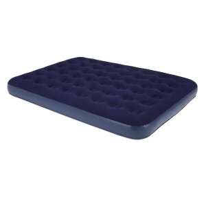 Inflatable camping mattress, blue, comfortable, for camping, guest bed, beach - Camping & Hiking