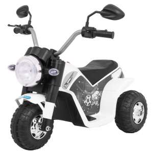 Ramiz Gyerek elektromos motortricikli, 6V, 3 kerekű, fehér 37030624 Elektromos járművek - Fényeffekt - 20 kg