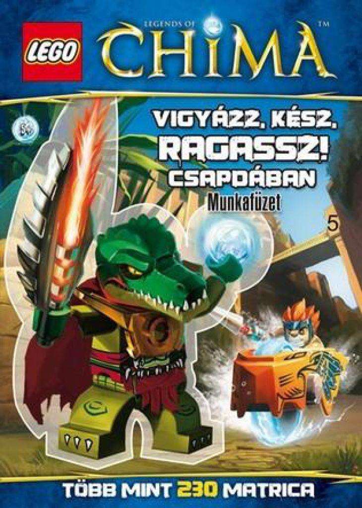 Vigyázz kész ragassz - Csapdában - LEGO® Legends of Chima™ matric...