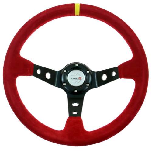 ProRacing Sportkormány - Piros Velúr - 35cm