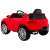 Piros Turbo-S elektromos gyerek autó, hátulnézet