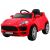 Ferde nézet a Ramiz Turbo-S piros elektromos gyermekjárműről