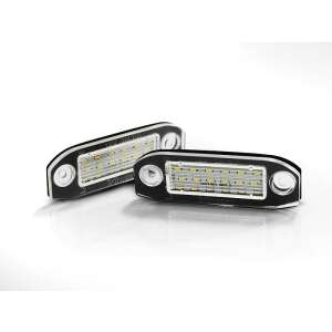 Pair of LED license plate lights for Volvo C30, S40, S60, S80, V50, V70, XC60, XC70, XC90 - Light & Indicator