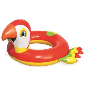Red parrot inflatable swim ring for kids, perfect for pool fun - Kids' Swim Ring
