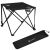 Folding camping table, 46 cm, black 100431186