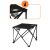 Folding camping table, 46 cm, black 100431186