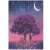5D Diamond Painting Kit, 30x40cm, Blooming Tree Under the Moon model 100431677